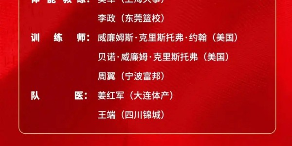 云开体育官网-中国男篮公布集训大名单 备战世预赛第二窗口期