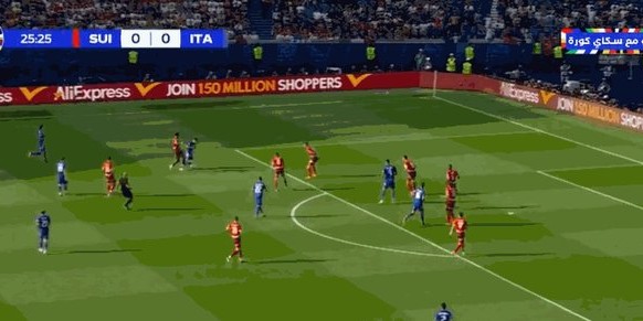 云开体育-【欧洲杯】卫冕冠军意大利0比2瑞士，巴尔加斯传射