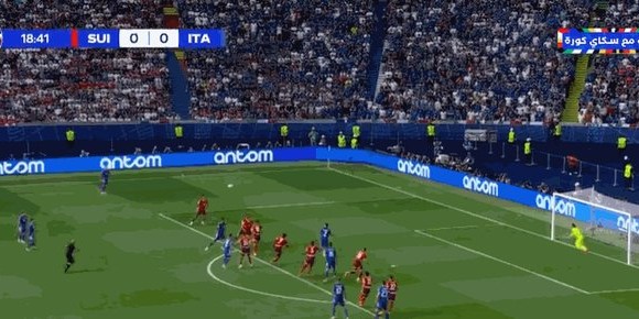 云开体育-【欧洲杯】卫冕冠军意大利0比2瑞士，巴尔加斯传射