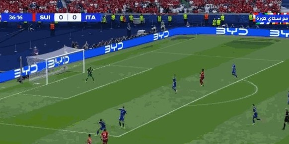 云开体育-【欧洲杯】卫冕冠军意大利0比2瑞士，巴尔加斯传射